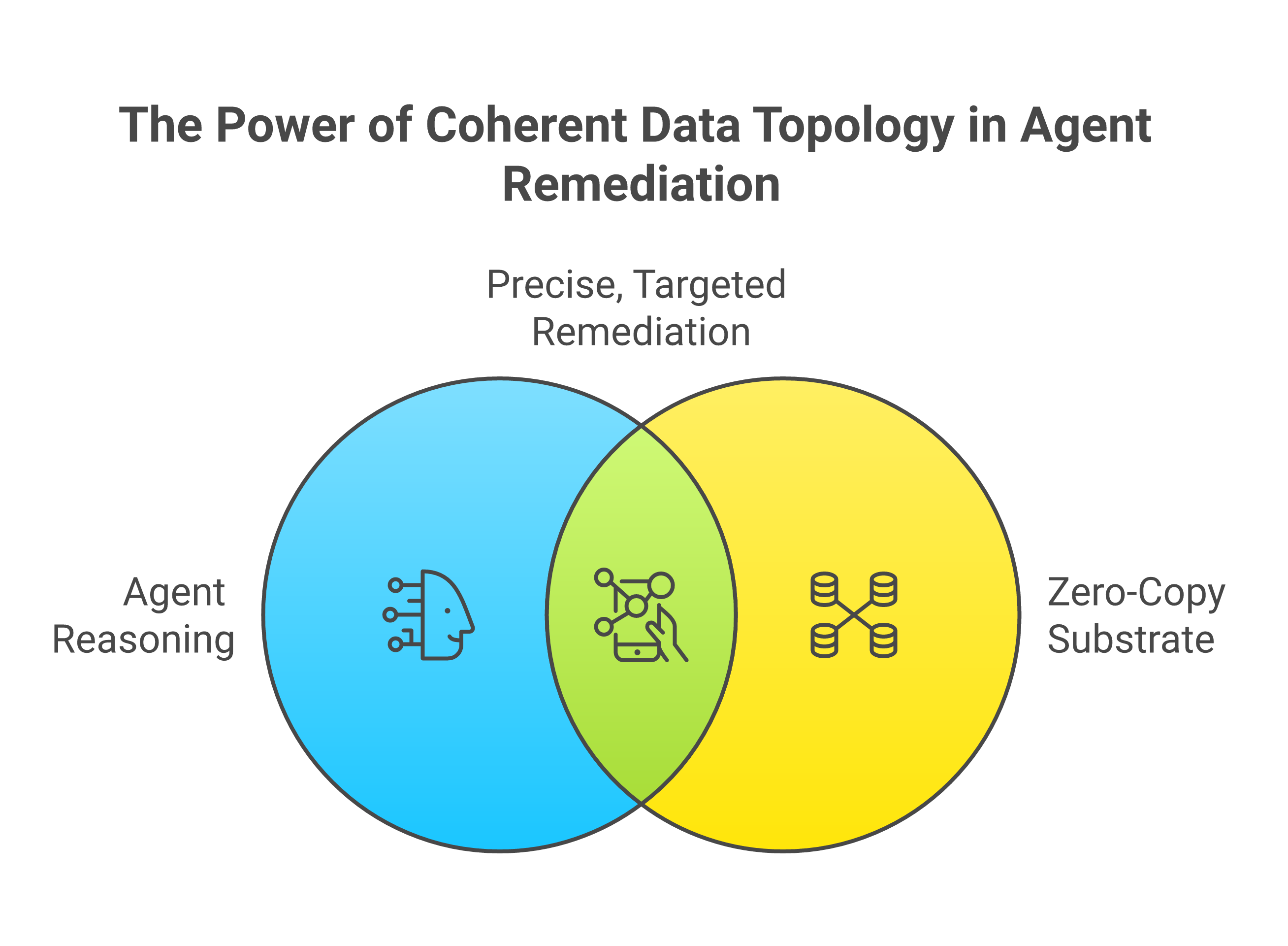 Agent reasoning over a zero-copy substrate