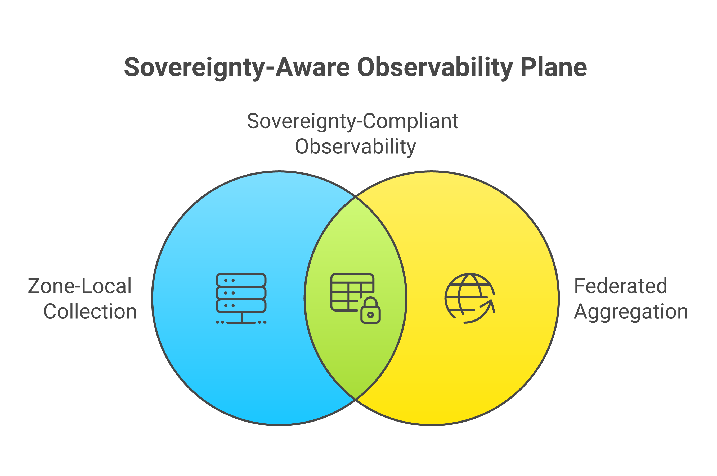 Sovereignty-aware observability plane